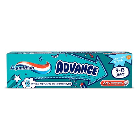 Зубная паста Aquafresh Advance 50мл 9-13лет - фото 2