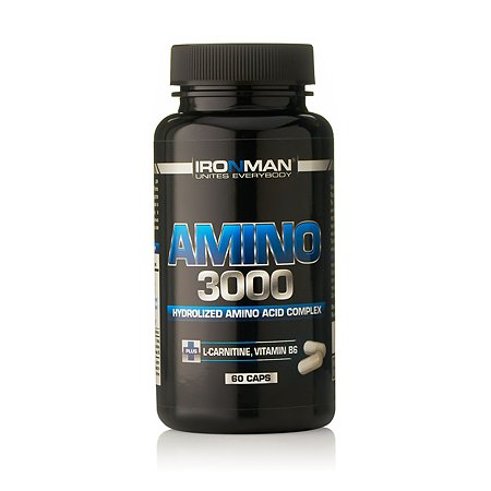 Белковый продукт IronMan Amino 3000 60 капсул