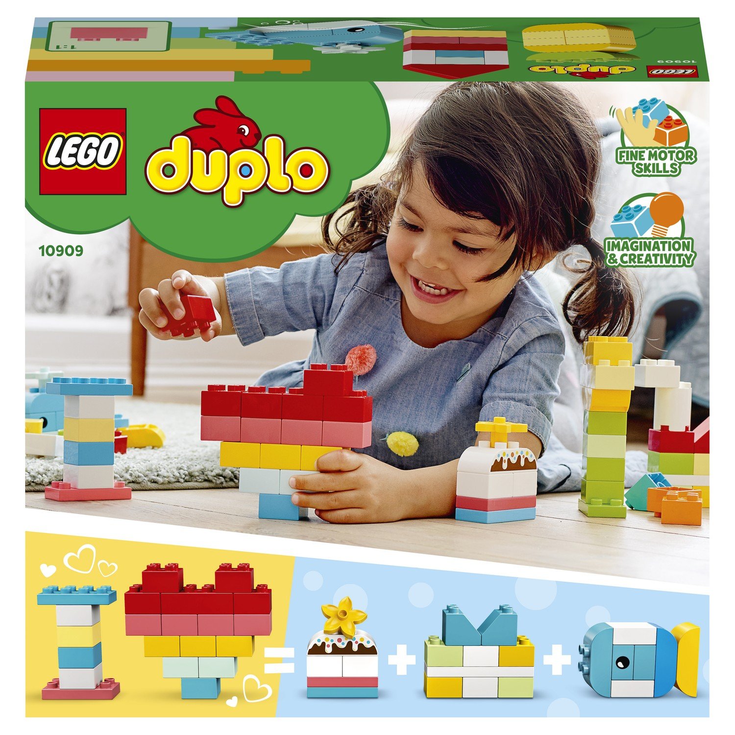 Конструктор LEGO DUPLO Classic Шкатулка-сердечко 10909 - фото 3