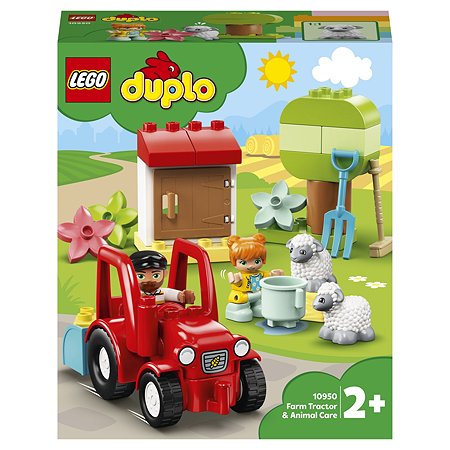 Конструктор LEGO DUPLO Town Фермерский трактор и животные 10950 - фото 2