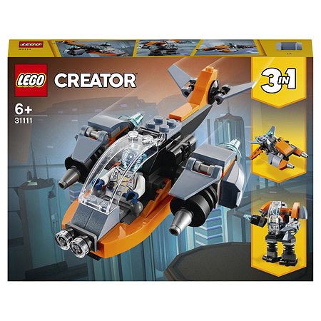 Конструктор LEGO Creator Кибердрон 31111 - фото 2