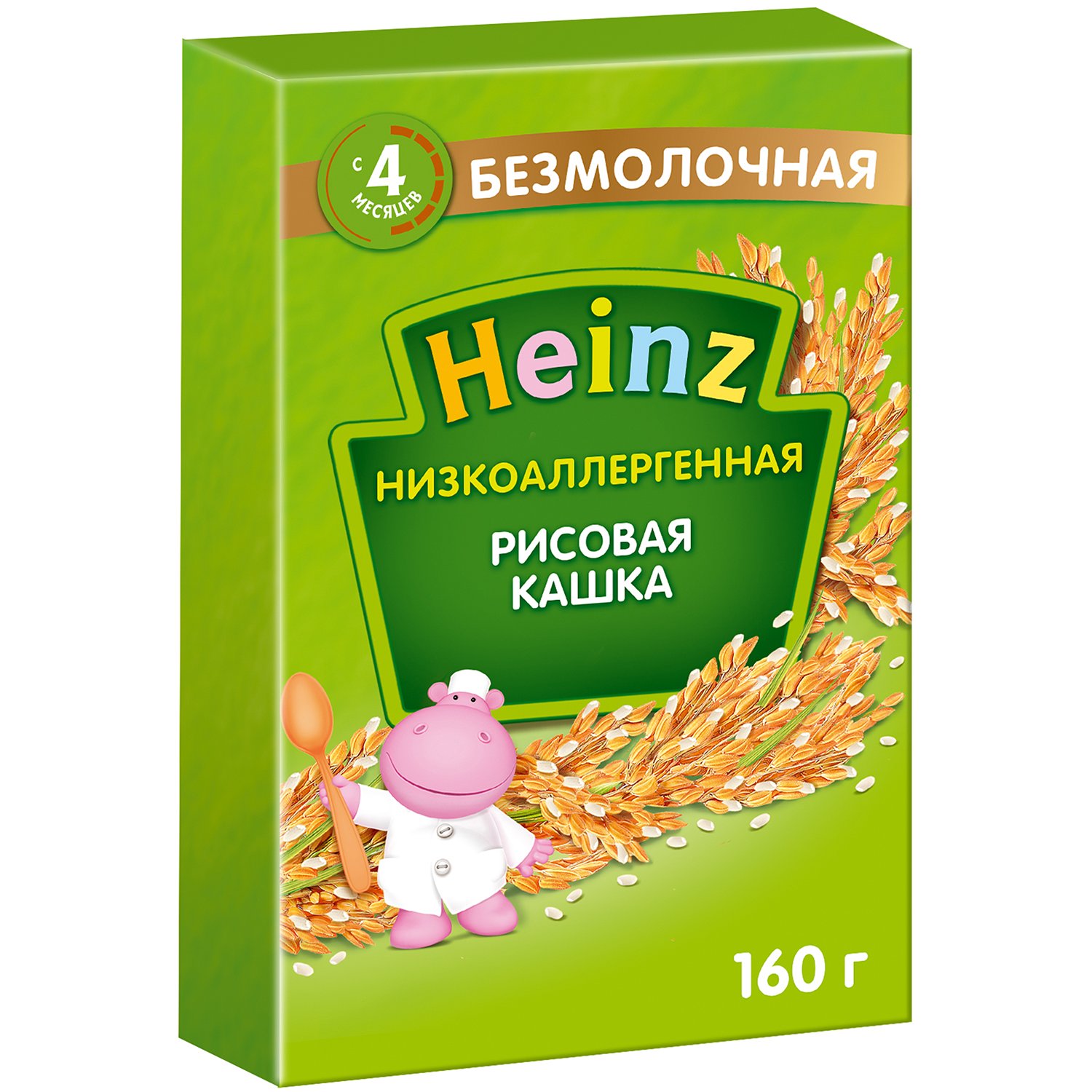 Каша безмолочная heinz рисовая низкоаллергенная состав