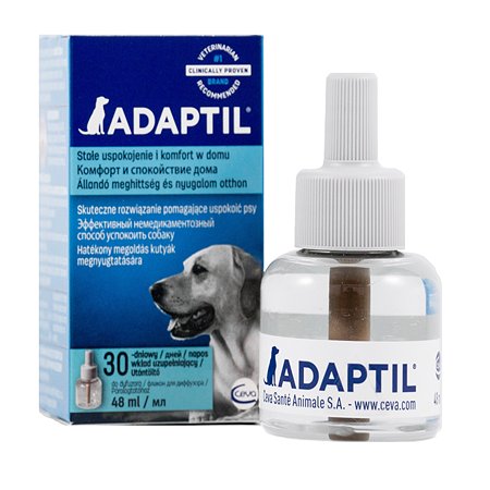Феромоны для собак Adaptil для коррекции поведения сменный блок 48мл