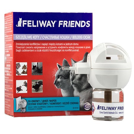 Феромоны для кошек Feliway Friends для коррекции поведения диффузор +флакон 48 мл