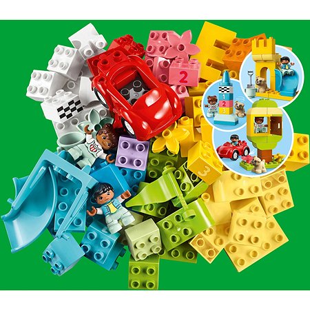 Конструктор LEGO DUPLO Classic Коробка с кубиками большая 10914 - фото 9