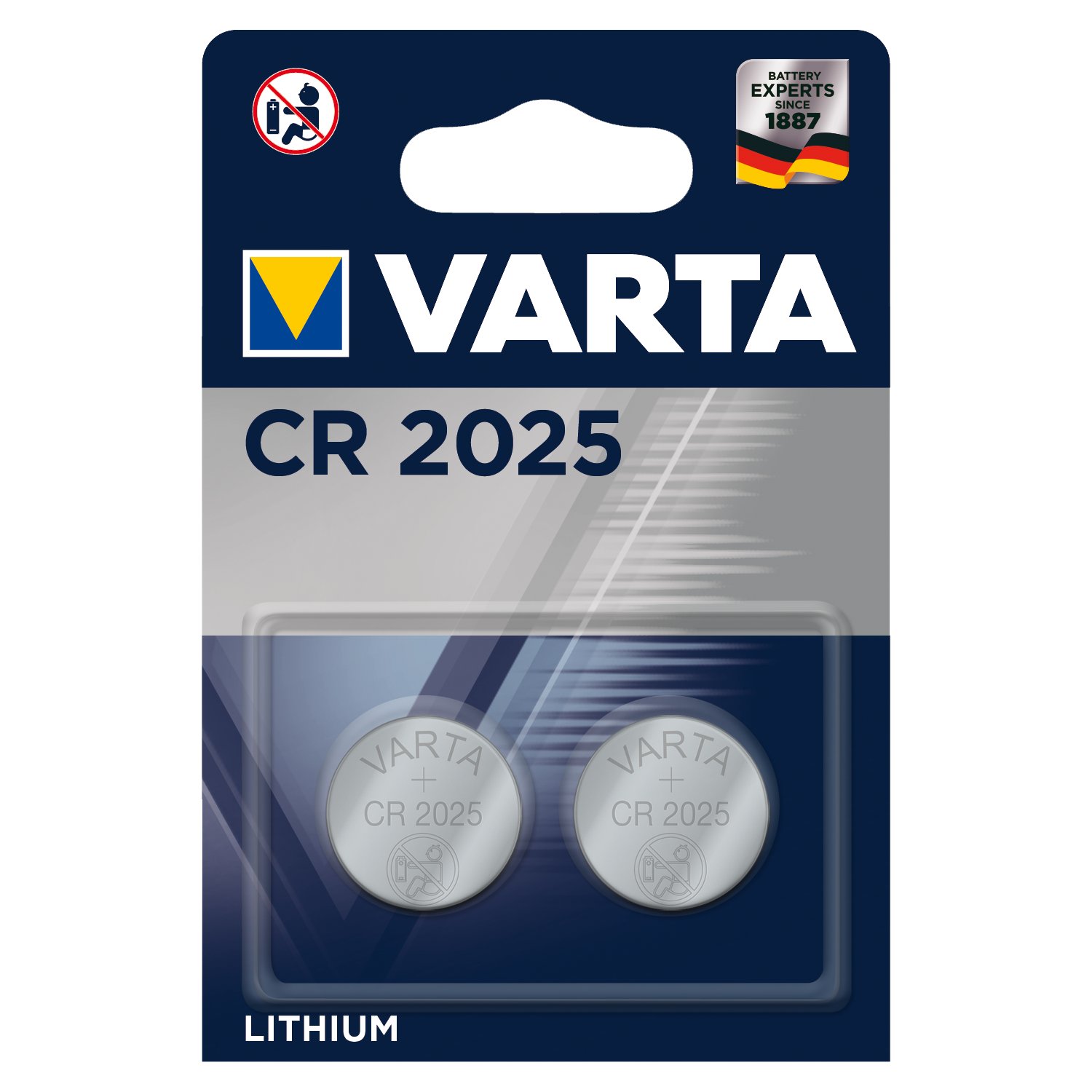 Батарейка Varta CR 2025 2 шт - фото 1