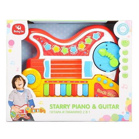 Игрушка BabyGo Гитара-пианино OTE0648826 - фото 2