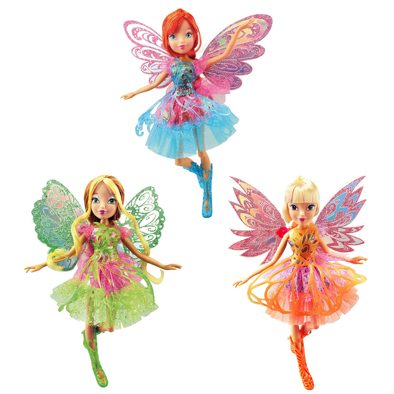 Кукла winx club баттерфликс 2 двойные крылья flora