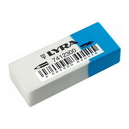 Ластик Lyra Eraser Белый-Синий L7412300 - фото 1