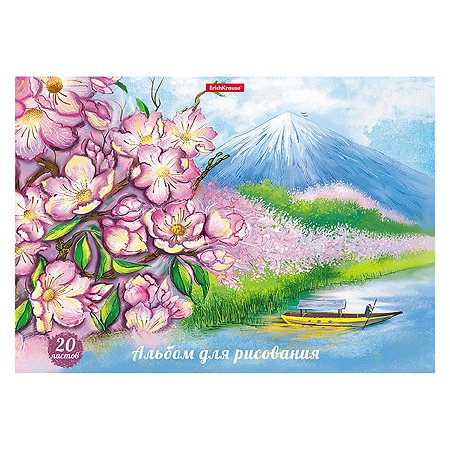 Альбом для рисования ErichKrause Цветущая Япония А4 20л 49828