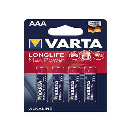 Батарейки Varta AAA 4 шт