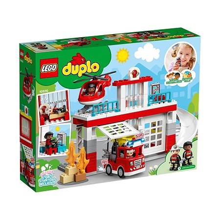 Конструктор LEGO DUPLO Town Пожарная часть и вертолёт 10970 - фото 8