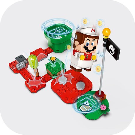 Конструктор LEGO Super Mario Марио-пожарный 71370 - фото 9