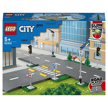 Конструктор LEGO City Town Дорожные пластины 60304 - фото 2