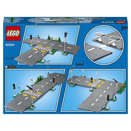 Конструктор LEGO City Town Дорожные пластины 60304 - фото 3