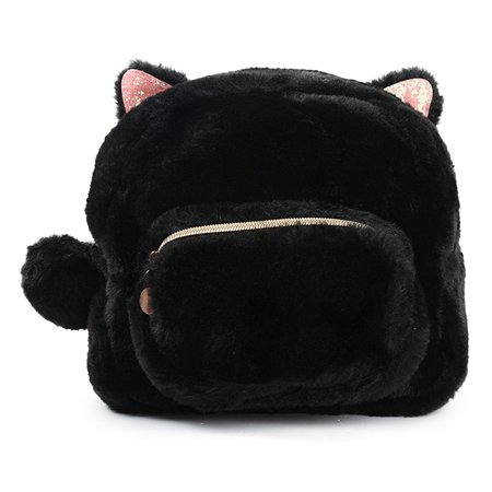 Рюкзак Johnshen PinkMagic Кошка Черный MF992522-1