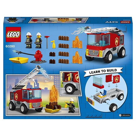 Конструктор LEGO City Fire Пожарная машина с лестницей 60280 - фото 3