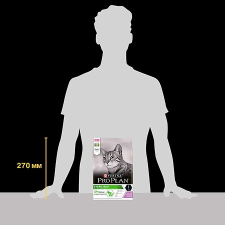 Корм сухой для кошек PRO PLAN 3кг с индейкой при стерилизации и кастрации - фото 9