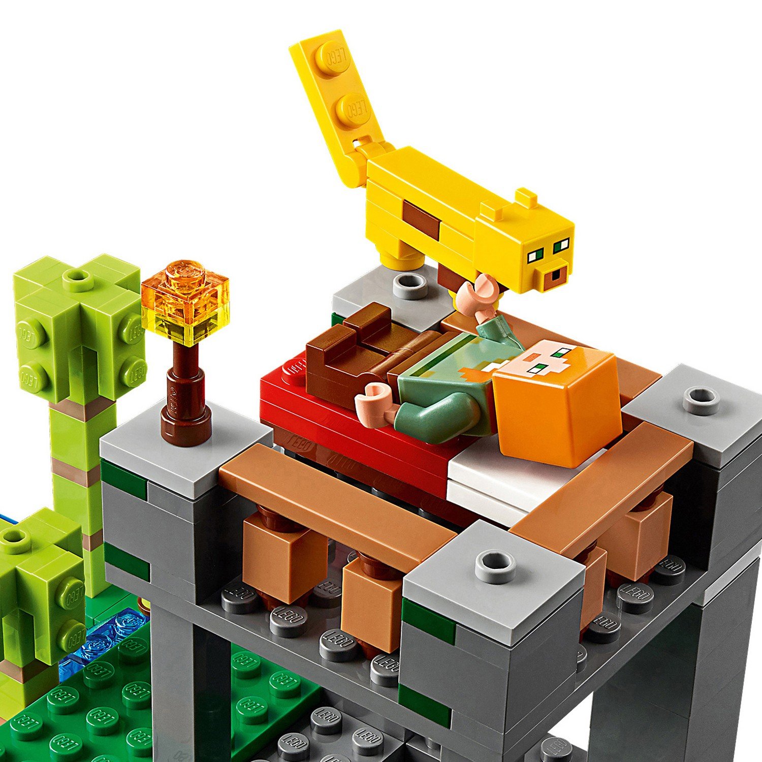 Конструктор LEGO Minecraft Питомник панд 21158 - фото 16