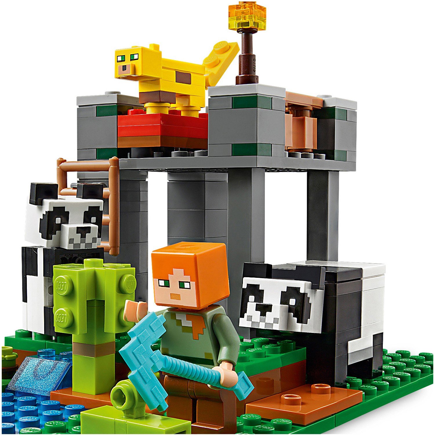 Конструктор LEGO Minecraft Питомник панд 21158 - фото 17