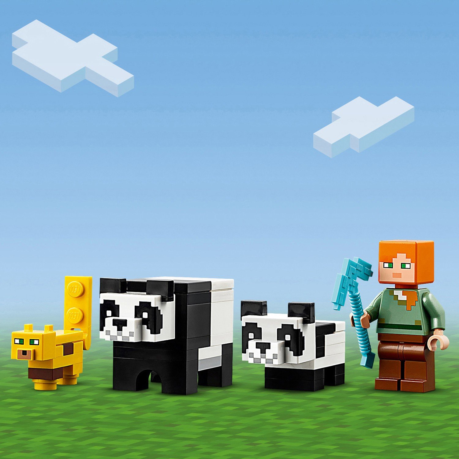 Конструктор LEGO Minecraft Питомник панд 21158 - фото 10