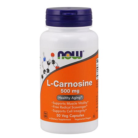 Биологически активная добавка Now L-Карнозин 500мг 50капсул