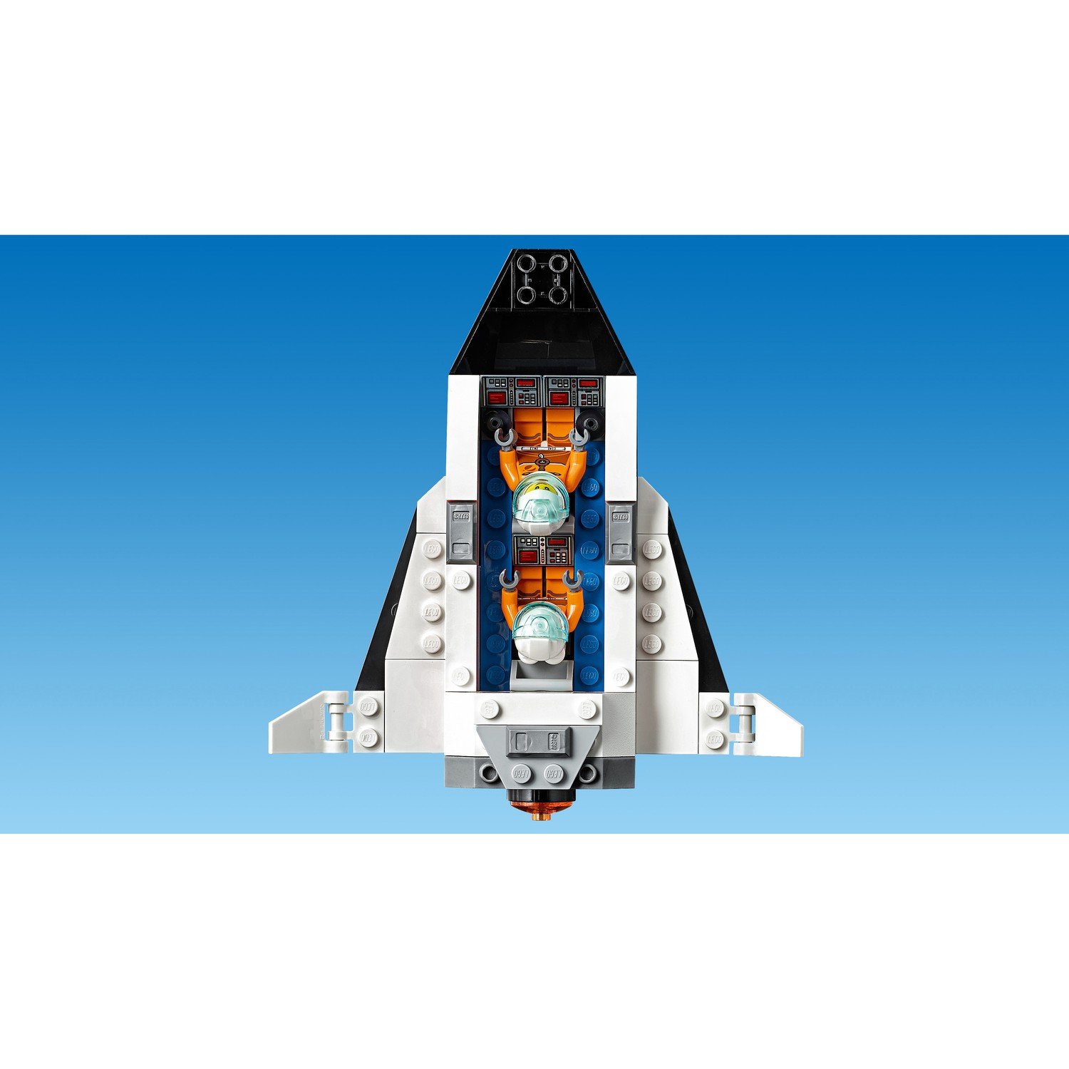 Конструктор lego city space port площадка для сборки и транспорт для перевозки ракеты 60229