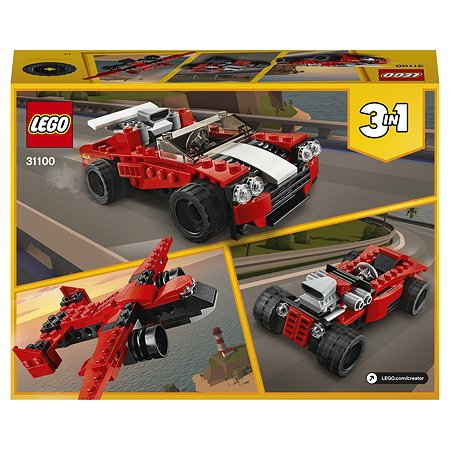 Конструктор LEGO Creator Спортивный автомобиль 31100 - фото 3