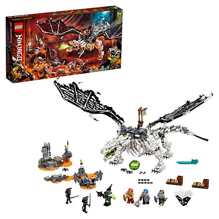 Конструктор LEGO Ninjago Дракон чародея-скелета 71721 - фото 1