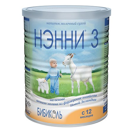 Молочный напиток Бибиколь 3 на основе козьего молока 400 г с 12 мес - фото 1