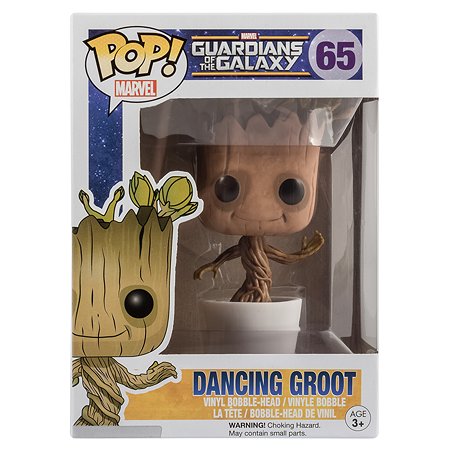 Фигурка Funko Pop bobble Guardians galaxy Dancing Groot - фото 2