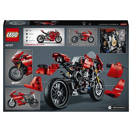 Конструктор LEGO Technic Ducati Panigale V4 R 42107 - фото 3
