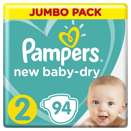 ÐŸÐ¾Ð´Ð³ÑƒÐ·Ð½Ð¸ÐºÐ¸ Pampers New Baby-Dry 2 4-8ÐºÐ³Â 94ÑˆÑ‚