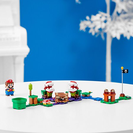 Конструктор LEGO Super Mario дополнительный набор загадочное испытание растения-пираньи 71382 - фото 9