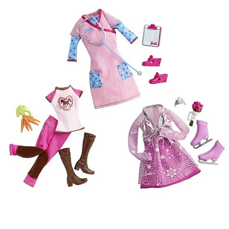 Набор модных нарядов по профессиям Barbie Barbie Серия Кем быть? в ассортименте