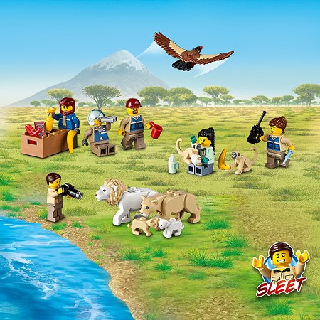 Конструктор LEGO City Wildlife Лагерь спасения дикой прир оды 60307 - фото 5