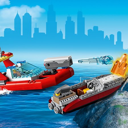 Конструктор LEGO City Police Операция береговой полиции и пожарных 60308 - фото 6