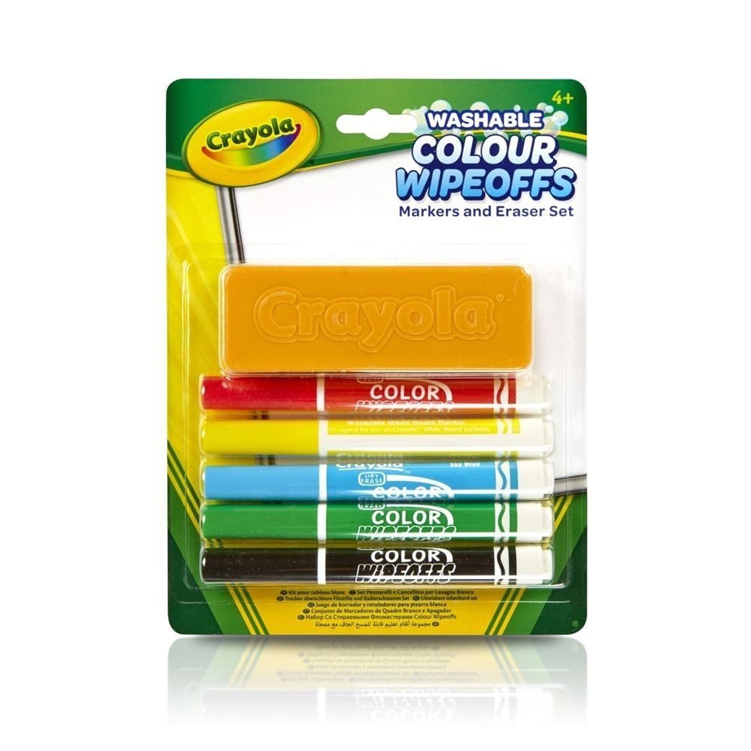  Crayola стираемые 5 цветов с губкой  в интернет .