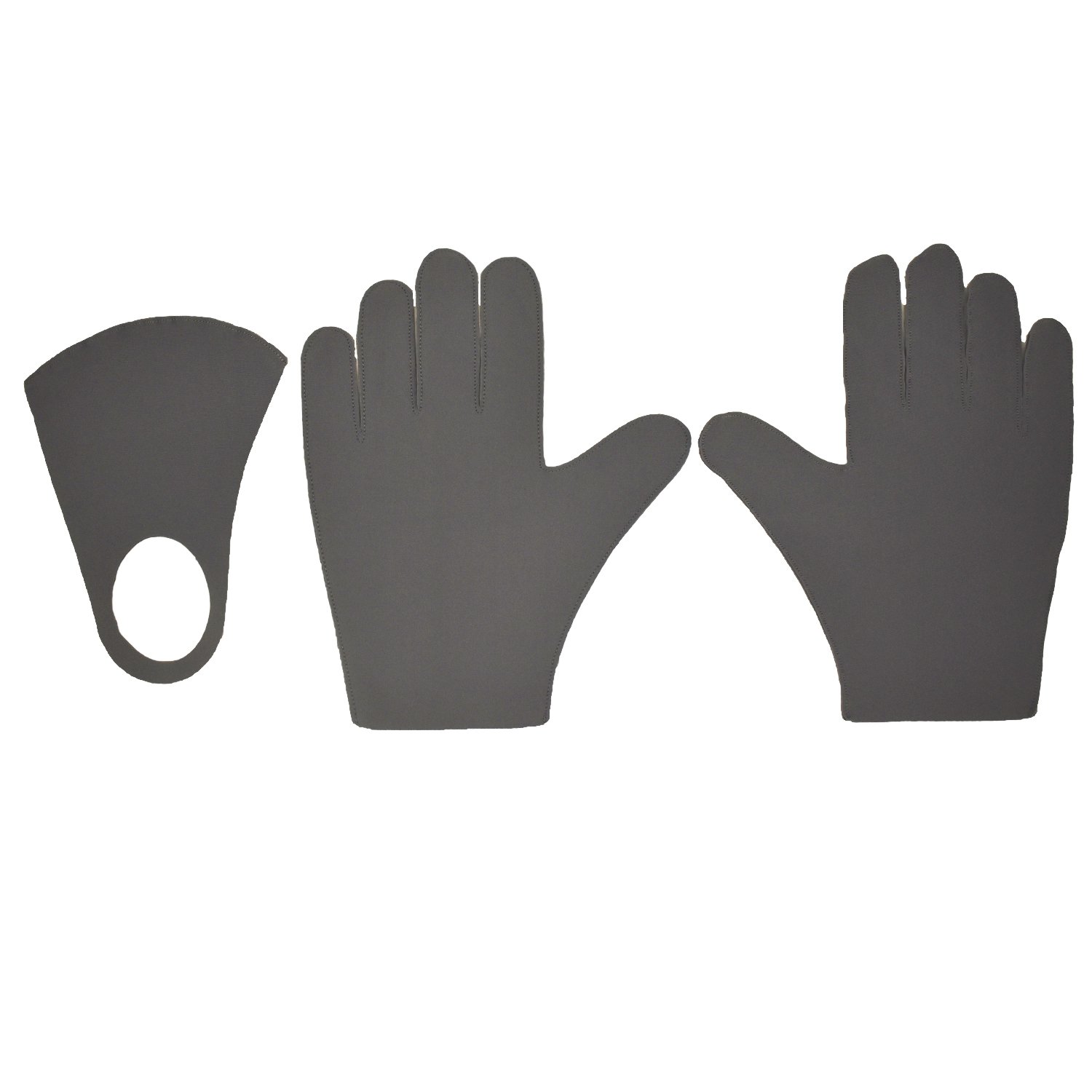 Комплект Ball Masquerade Яркий маска+перчатки взрослый Серый - фото 1