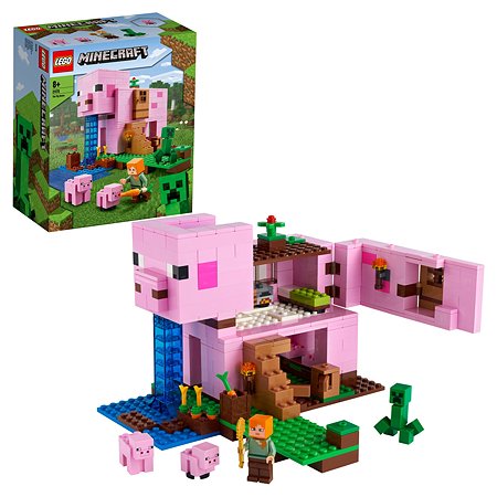 Конструктор LEGO Minecraft Дом-свинья 21170 - фото 1