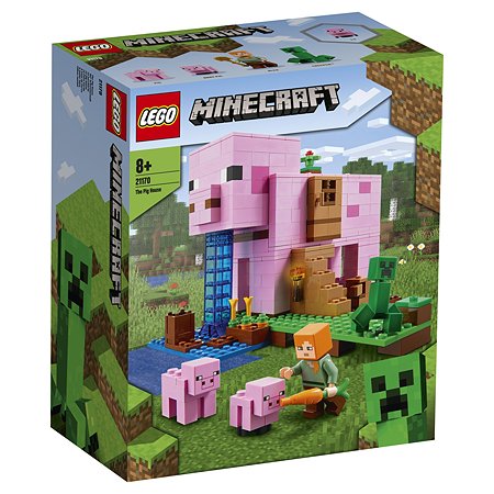 Конструктор LEGO Minecraft Дом-свинья 21170 - фото 2