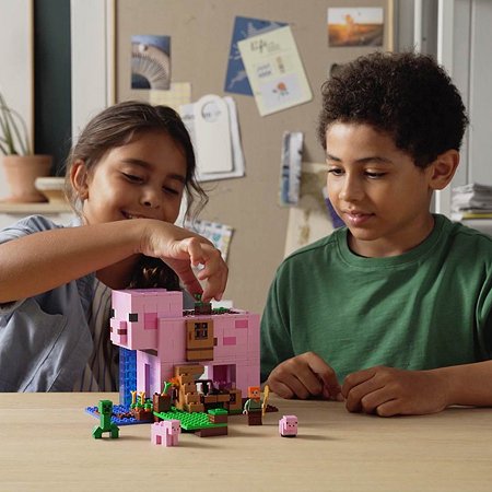Конструктор LEGO Minecraft Дом-свинья 21170 - фото 13