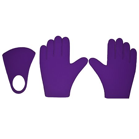 Комплект Ball Masquerade Яркий маска+перчатки взрослый Фиолетовый