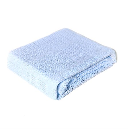 Одеяло вязаное Baby Nice 100х140 голубое