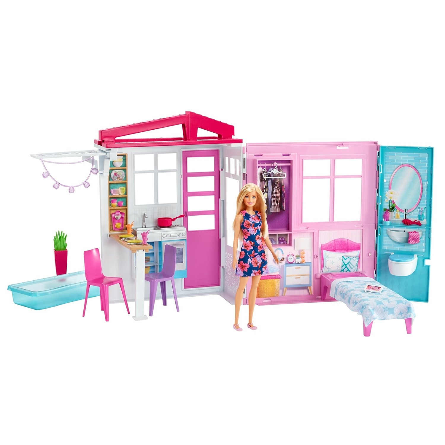 Барби домик с мебелью