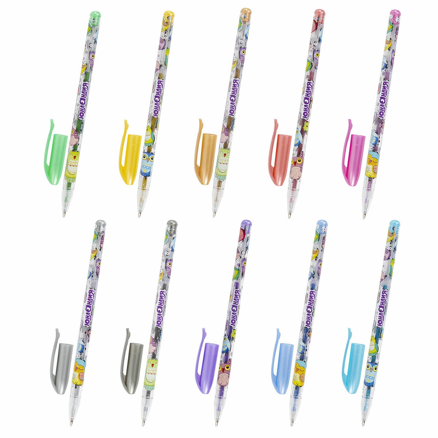 Ручки гелевые Юнландия цветные набор 48 Цветов:  по цене 549 ₽ в .