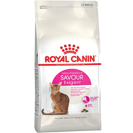 Корм для кошек ROYAL CANIN Savour Exigent для привередливых взрослых кошек от 1года сухой 0.2кг