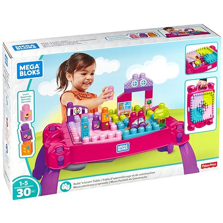 Mega bloks столик с конструктором