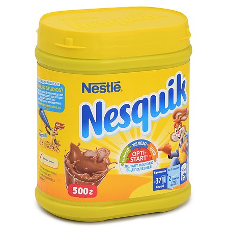 Какао-напиток Nesquik Opti-start шоколадный быстрорастворимый 500г
