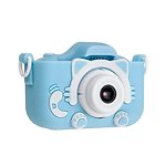 Фотоаппарат Uniglodis детский цифровой Cute Kitty голубой